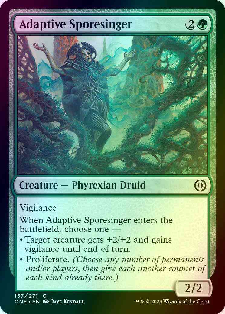 Adaptive Sporesinger [157] [Phyrexia: All Will Be One] [Foil]