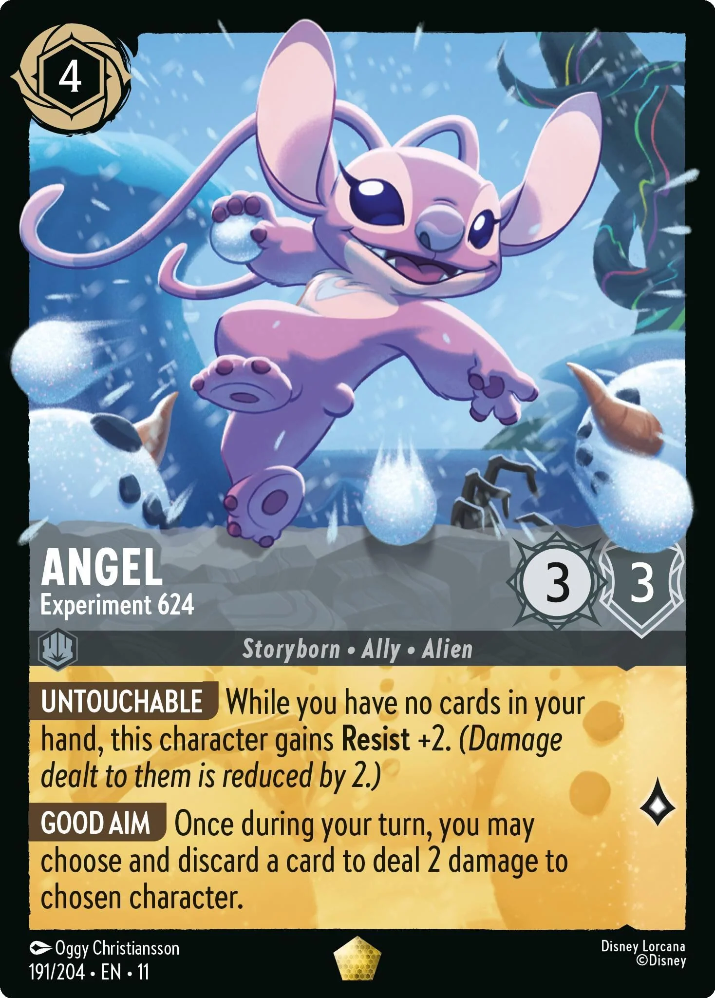 Angel - Experiment 624 - 191/204 [Winterspell] [Non-Foil]