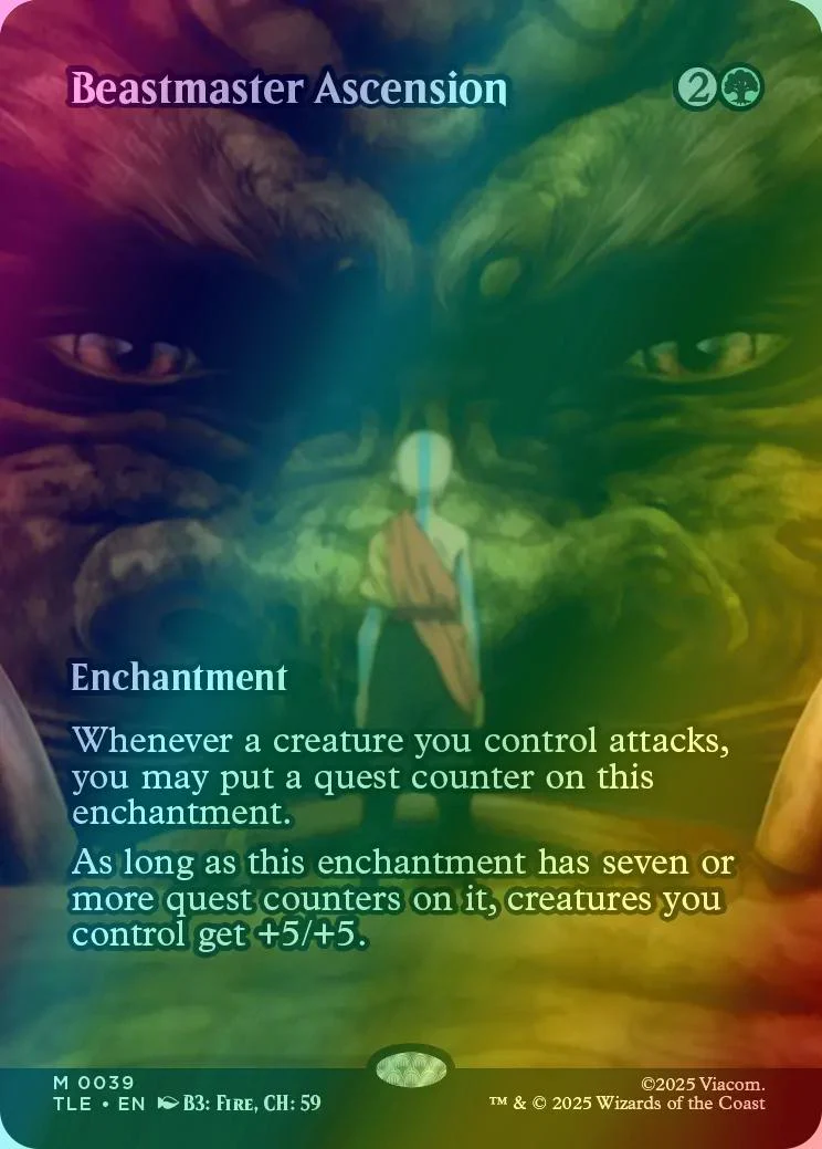 Beastmaster Ascension [39] [Borderless] [Source Material] [Avatar: The Last Airbender Eternal] [Foil]