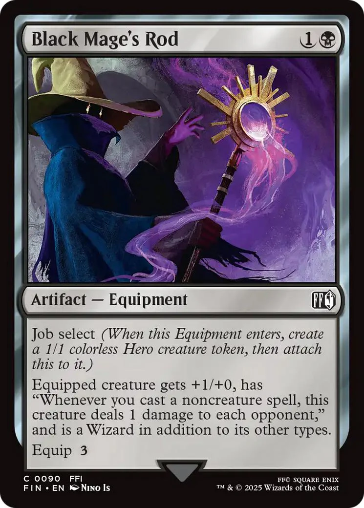 Black Mage's Rod [90] [FINAL FANTASY] [Non-Foil]