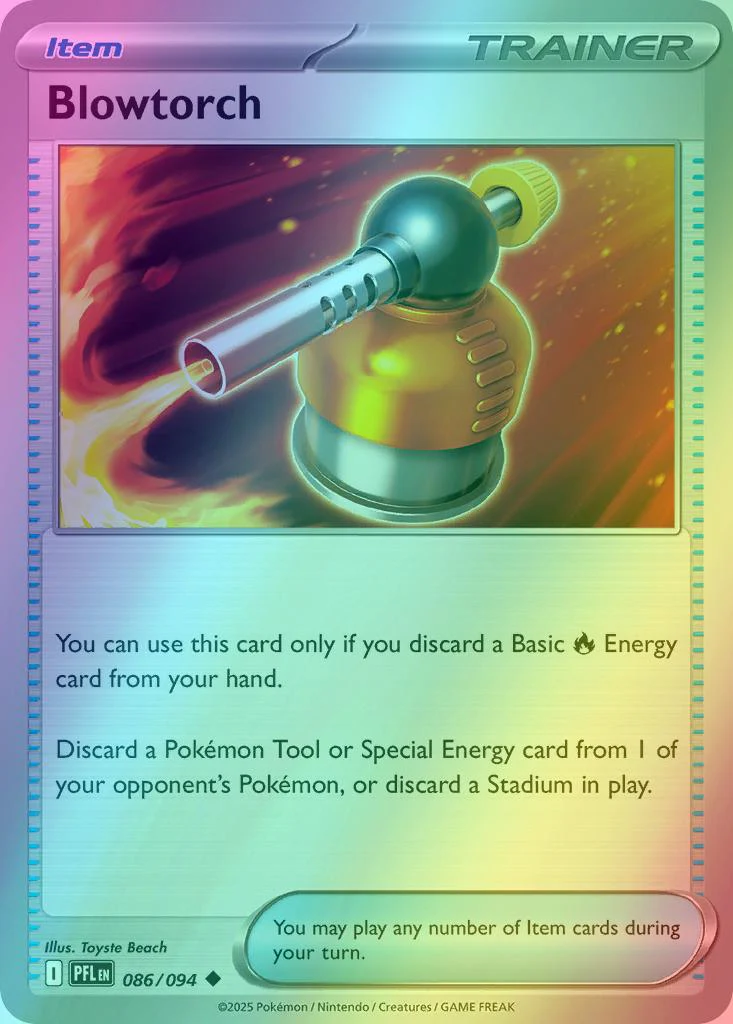 Blowtorch - 086/094 - Uncommon [me02-086] [Reverse Holo]