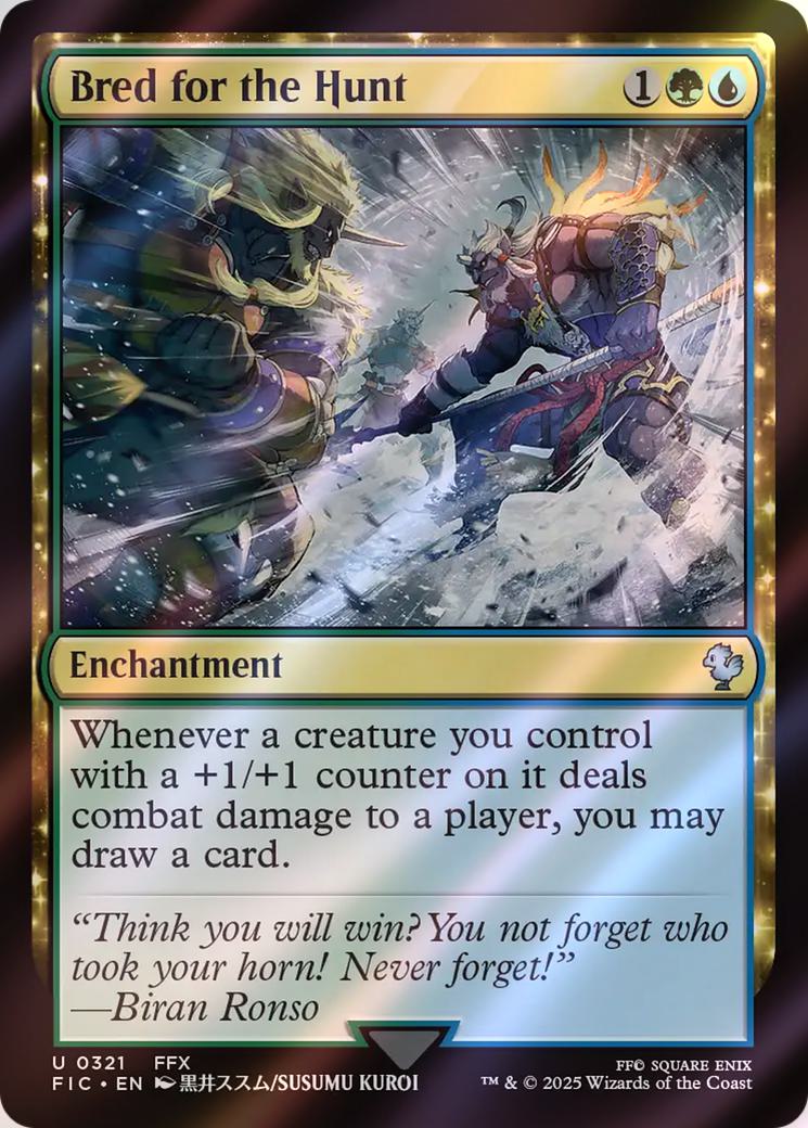 Bred for the Hunt [321] [FINAL FANTASY: Commander] [Surge Foil]