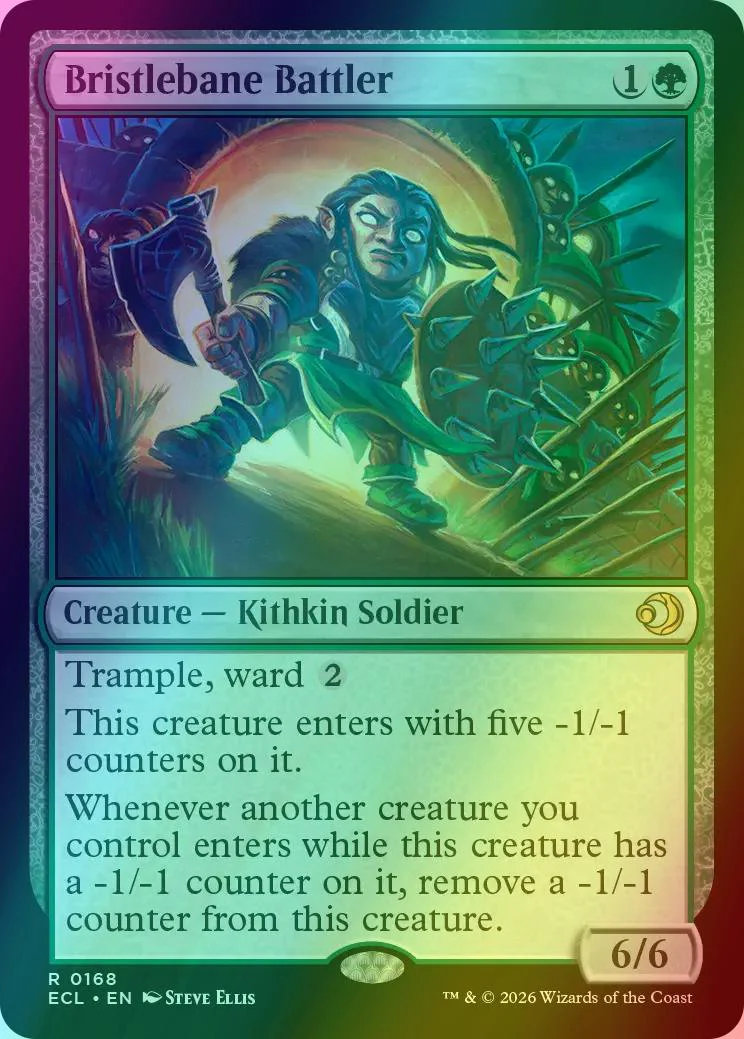 Bristlebane Battler [168] [Lorwyn Eclipsed] [Foil]