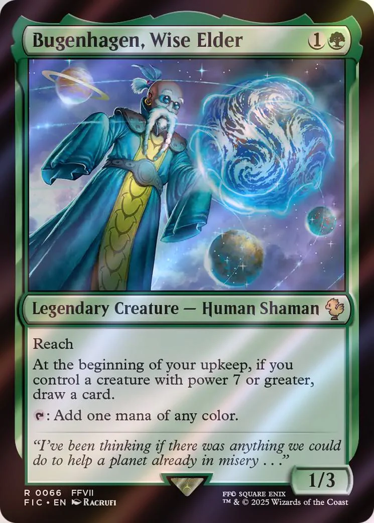 Bugenhagen, Wise Elder [66] [FINAL FANTASY: Commander] [Surge Foil]