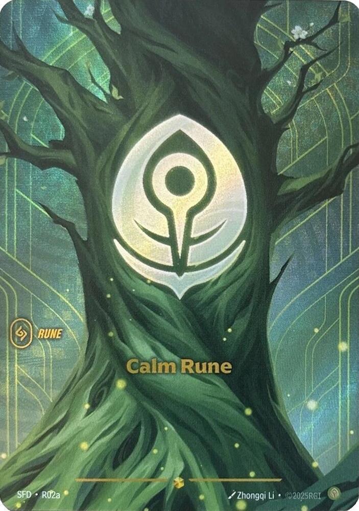 Calm Rune (Alternate Art) - R02a [Spiritforged] [Foil]