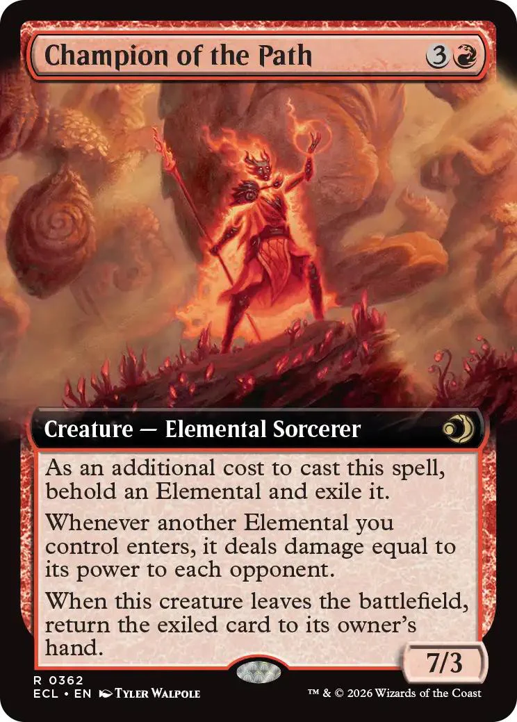 Champion of the Path [362] [Extended Art] [Lorwyn Eclipsed] [Non-Foil]