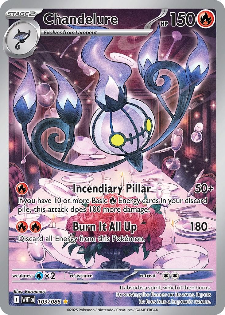 Chandelure - 103/086 - Illustration Rare [sv105w-103] [Ultra]