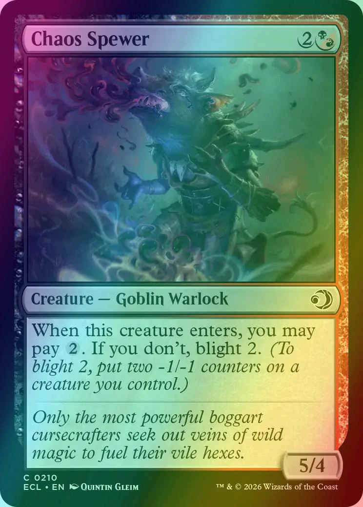 Chaos Spewer [210] [Lorwyn Eclipsed] [Foil]