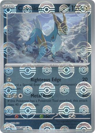 Cobalion - Poké Ball Pattern - 066/086 - Rare [sv105b-066] [Reverse Holo]