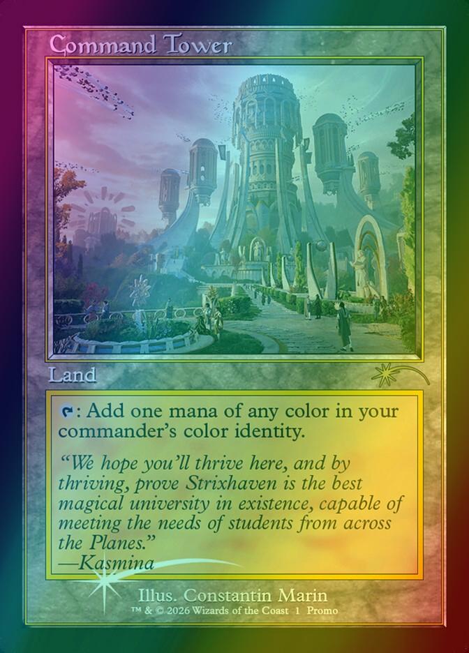 Command Tower [2026-1] [Retro Frame] [PRM-0001] [Media and Collaboration promos] [Foil]