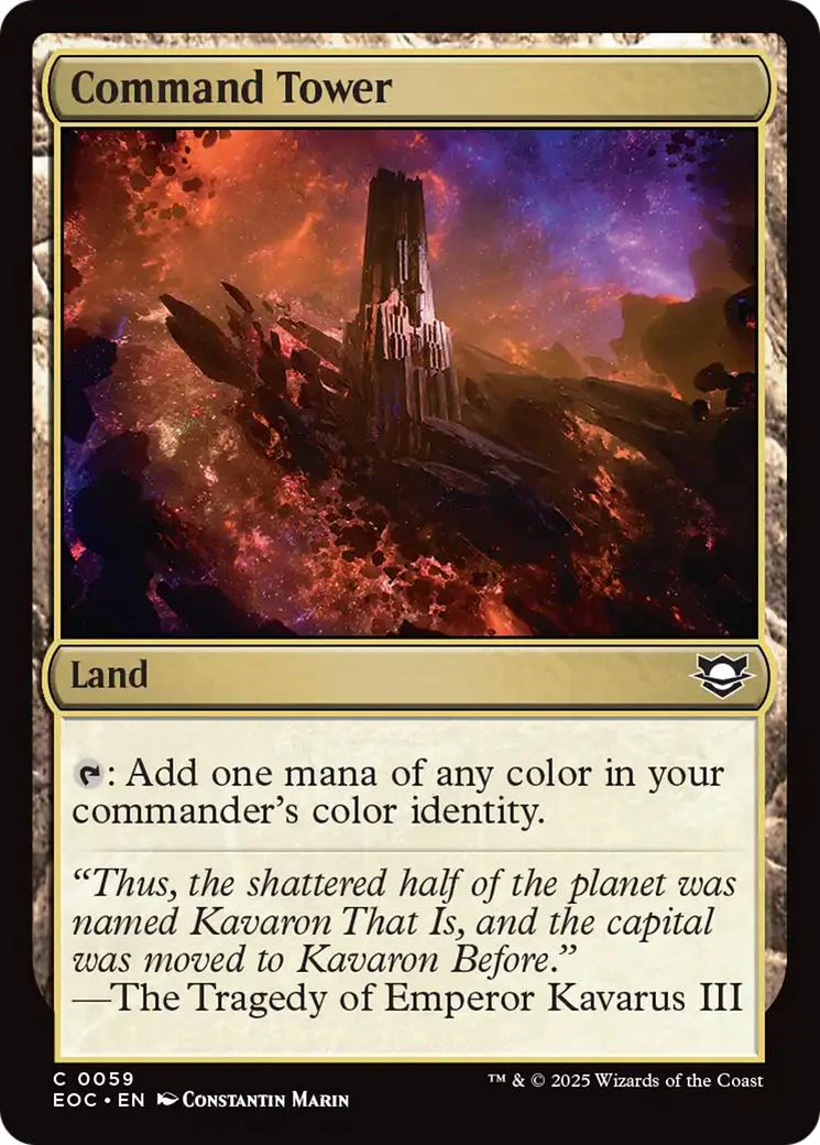 Command Tower [59] [Edge of Eternities: Commander] [Non-Foil]