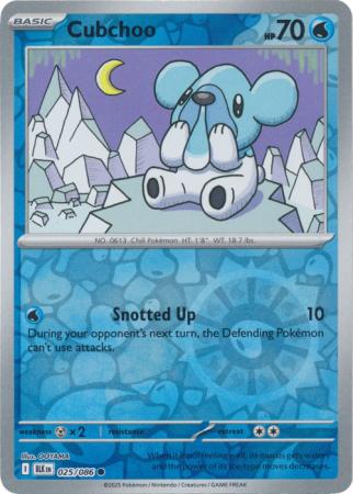 Cubchoo - 025/086 - Common [sv105b-025] [Reverse Holo]