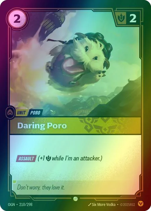 Daring Poro - 210/298 [Origins] [Foil]