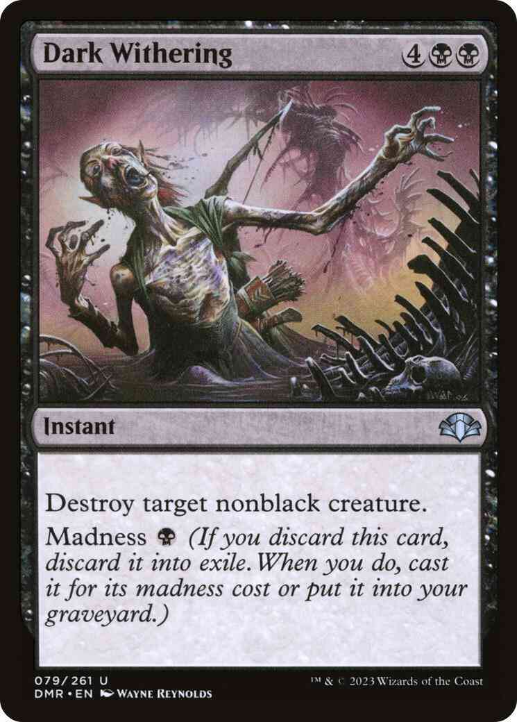 Dark Withering [79] [Dominaria Remastered] [Non-Foil]