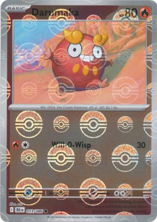 Darumaka - Poké Ball Pattern - 013/086 - Common [sv105b-013] [Reverse Holo]