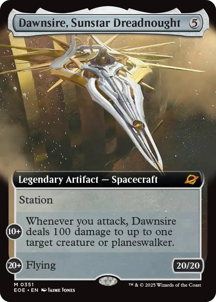 Dawnsire, Sunstar Dreadnought [351] [Extended Art] [Edge of Eternities] [Non-Foil]