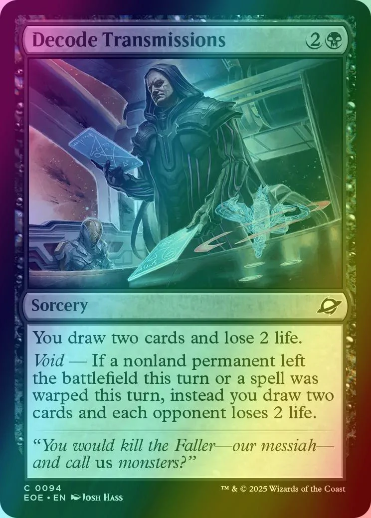 Decode Transmissions [94] [Edge of Eternities] [Foil]