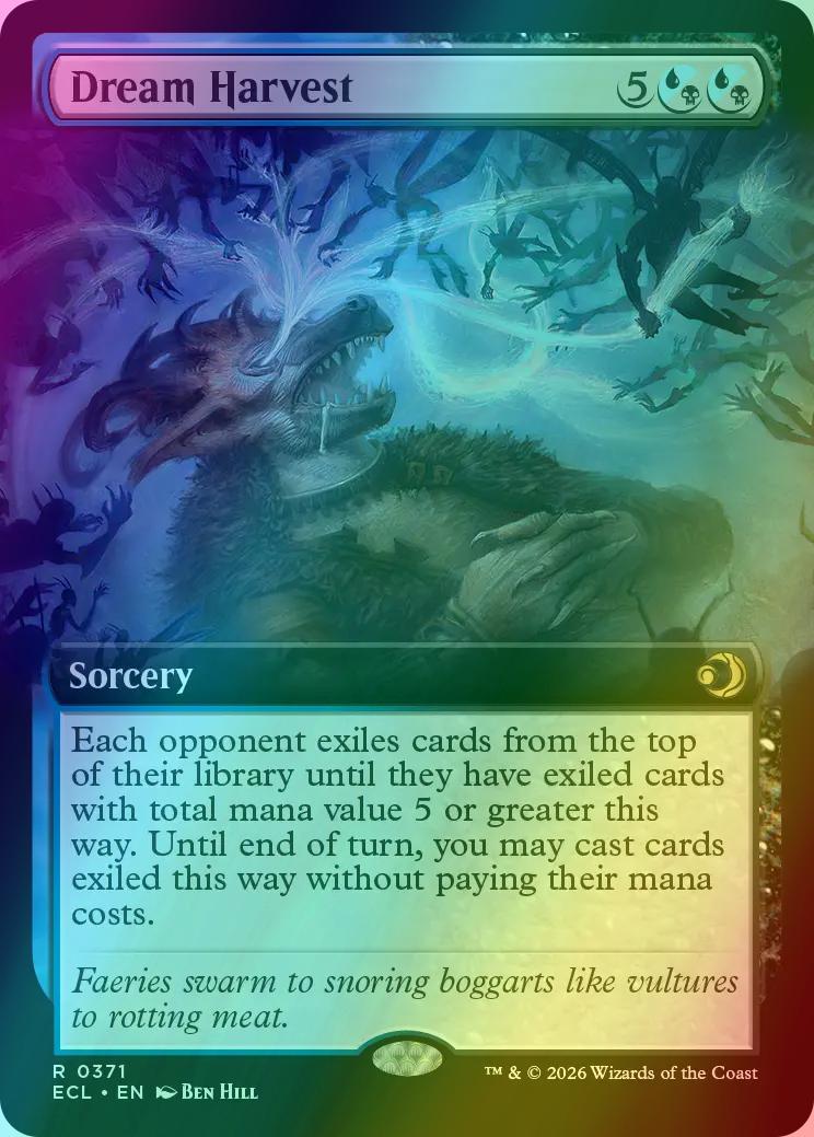 Dream Harvest [371] [Extended Art] [Lorwyn Eclipsed] [Foil]