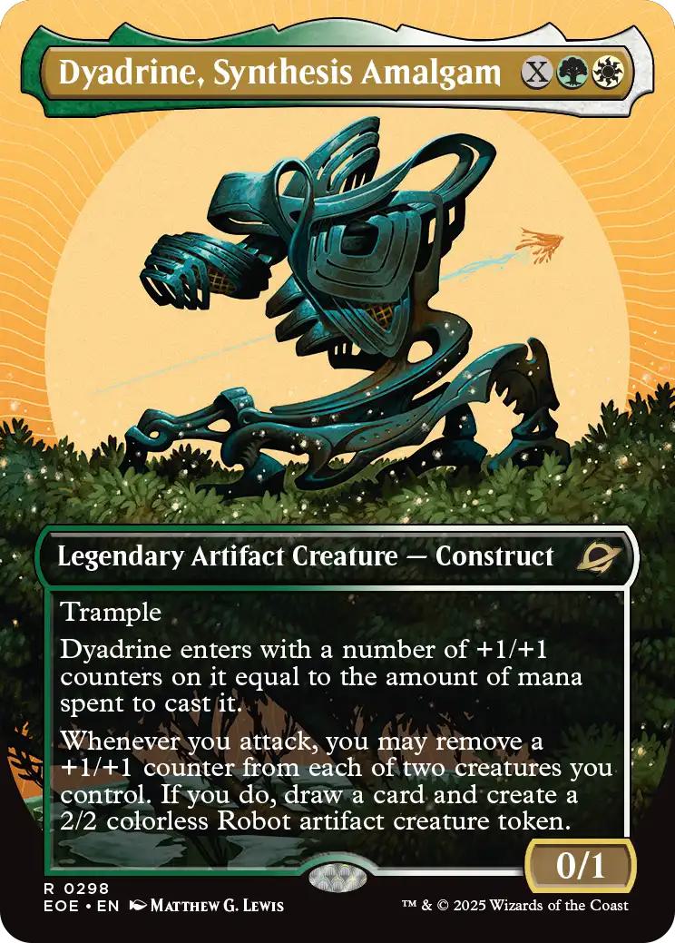 Dyadrine, Synthesis Amalgam [298] [Borderless] [Triumphant] [Edge of Eternities] [Non-Foil]