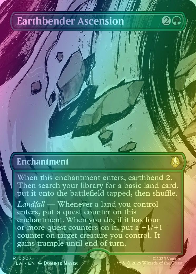 Earthbender Ascension [307] [Borderless] [Scene] [Avatar: The Last Airbender] [Foil]