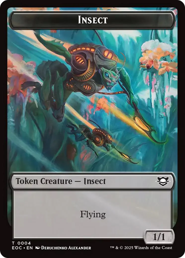Beast Token (05) // Insect Token (04) [Edge of Eternities: Commander: Tokens] [Non-Foil] - Image 2
