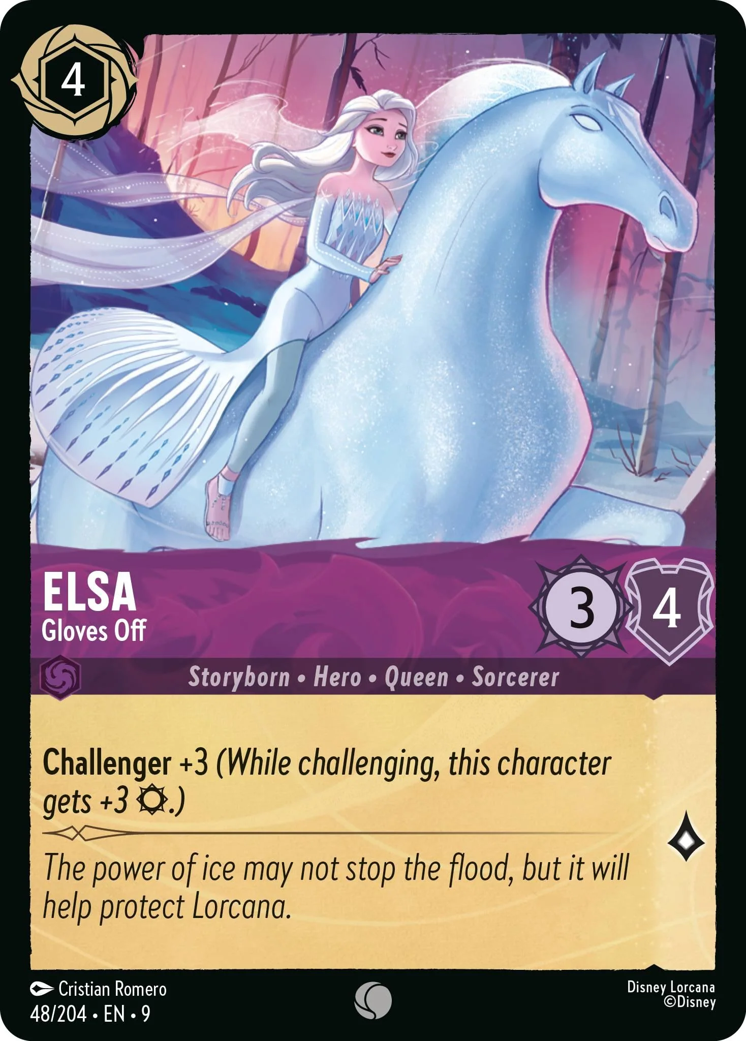 Elsa - Gloves Off - 48/204 [Fabled] [Non-Foil]
