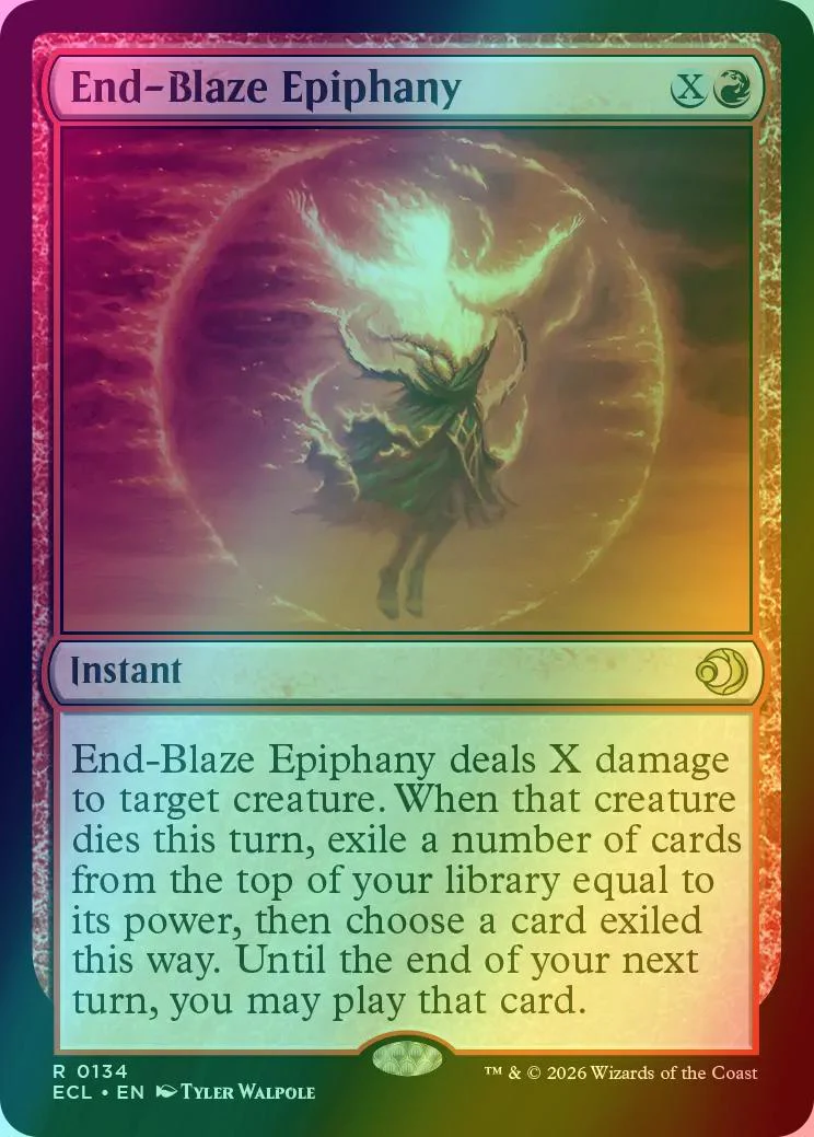 End-Blaze Epiphany [134] [Lorwyn Eclipsed] [Foil]