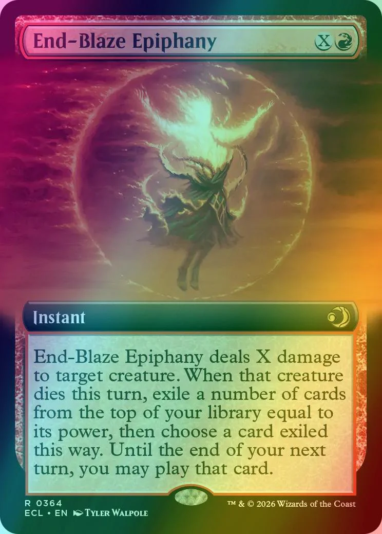 End-Blaze Epiphany [364] [Extended Art] [Lorwyn Eclipsed] [Foil]