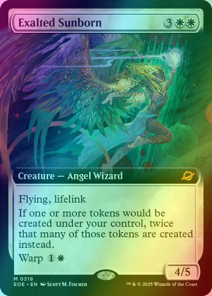 Exalted Sunborn [318] [Extended Art] [Edge of Eternities] [Foil]