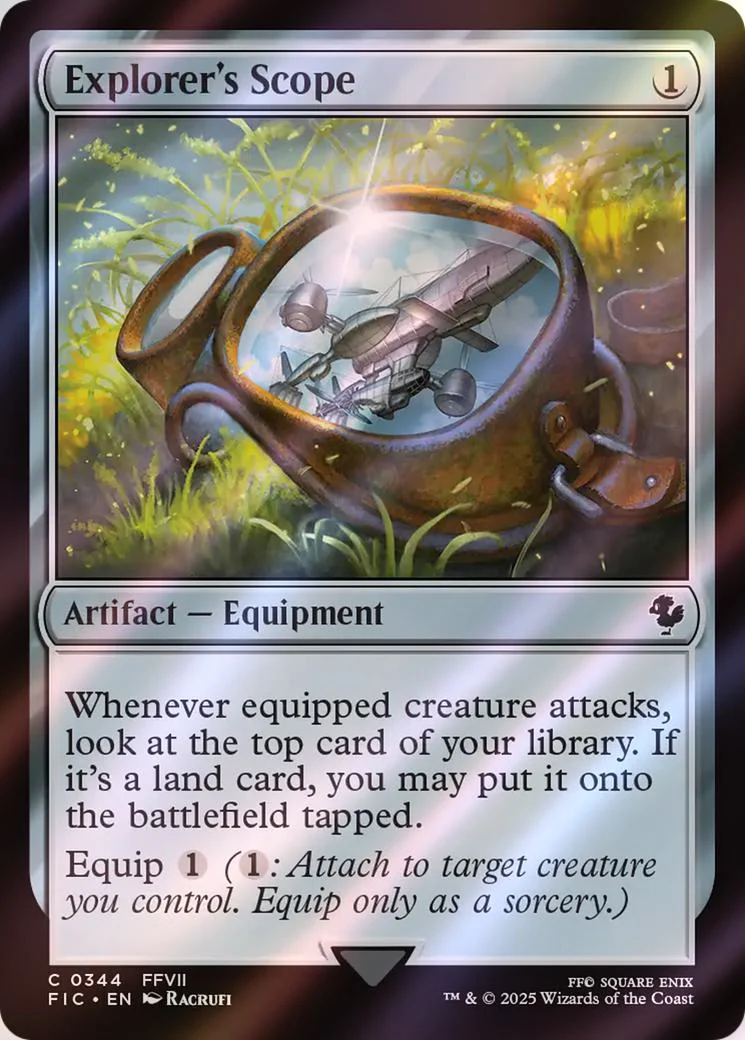 Explorer's Scope [344] [FINAL FANTASY: Commander] [Surge Foil]