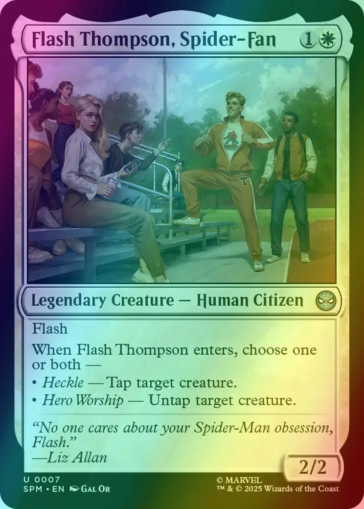Flash Thompson, Spider-Fan [7] [Marvel's Spider-Man] [Foil]