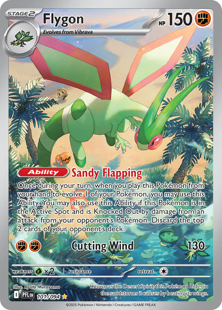 Flygon - 101/094 - Illustration Rare [me02-101] [Ultra]