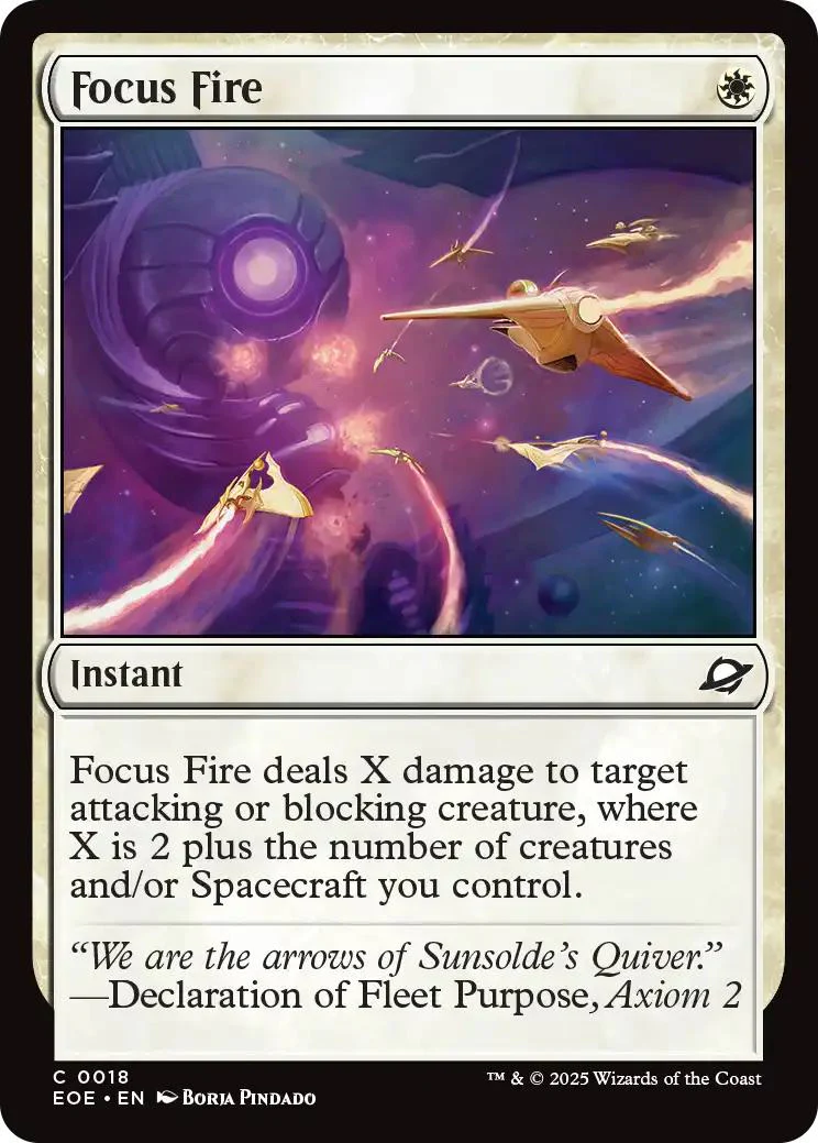 Focus Fire [18] [Edge of Eternities] [Non-Foil]