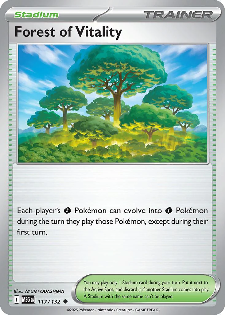Forest of Vitality - 117/132 - Uncommon [me01-117] [Non-Holo]