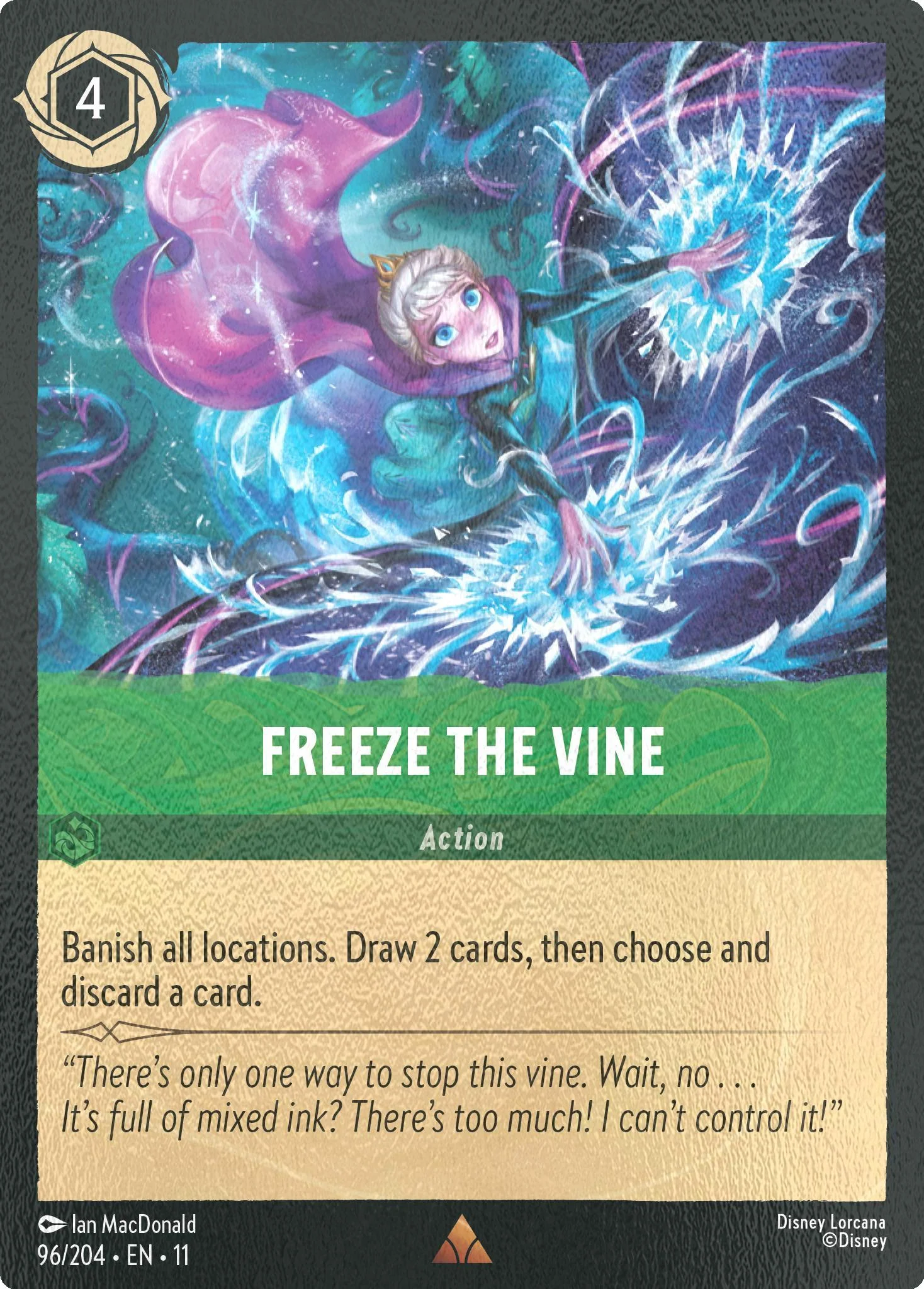 Freeze the Vine - 96/204 [Winterspell] [Cold Foil]