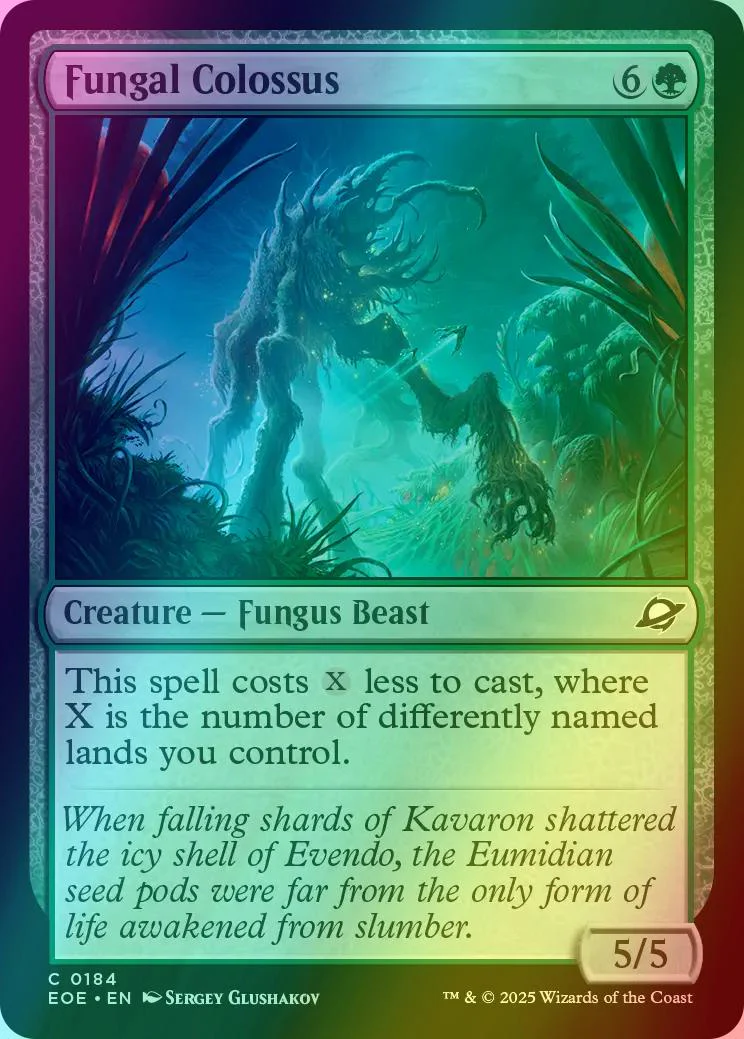Fungal Colossus [184] [Edge of Eternities] [Foil]