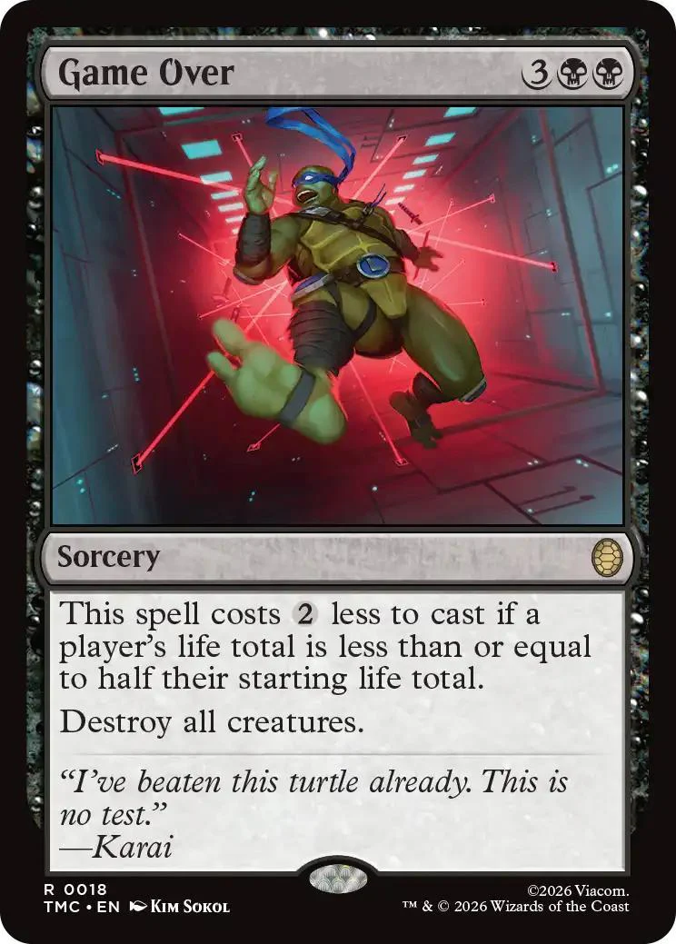 Game Over [18] [Teenage Mutant Ninja Turtles Eternal] [Non-Foil]