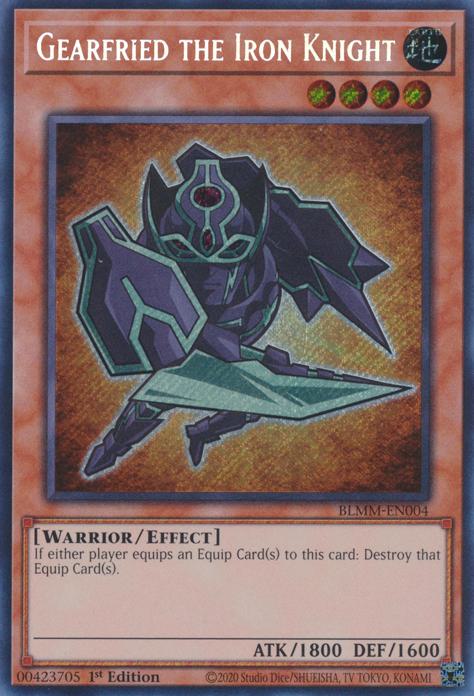 Gearfried the Iron Knight - BLMM-EN004 - Secret Rare - 1st Edition