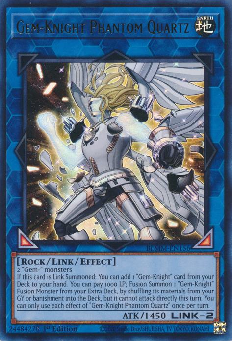 Gem-Knight Phantom Quartz - BLMM-EN156 - Ultra Rare - 1st Edition