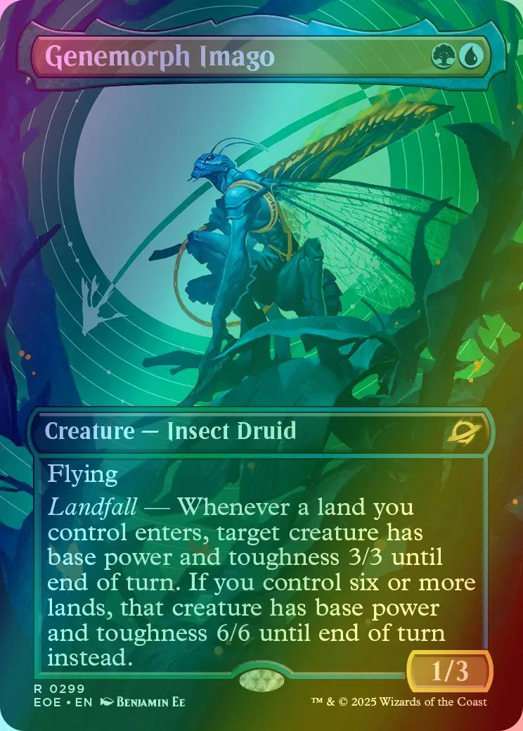 Genemorph Imago [299] [Borderless] [Triumphant] [Edge of Eternities] [Foil]