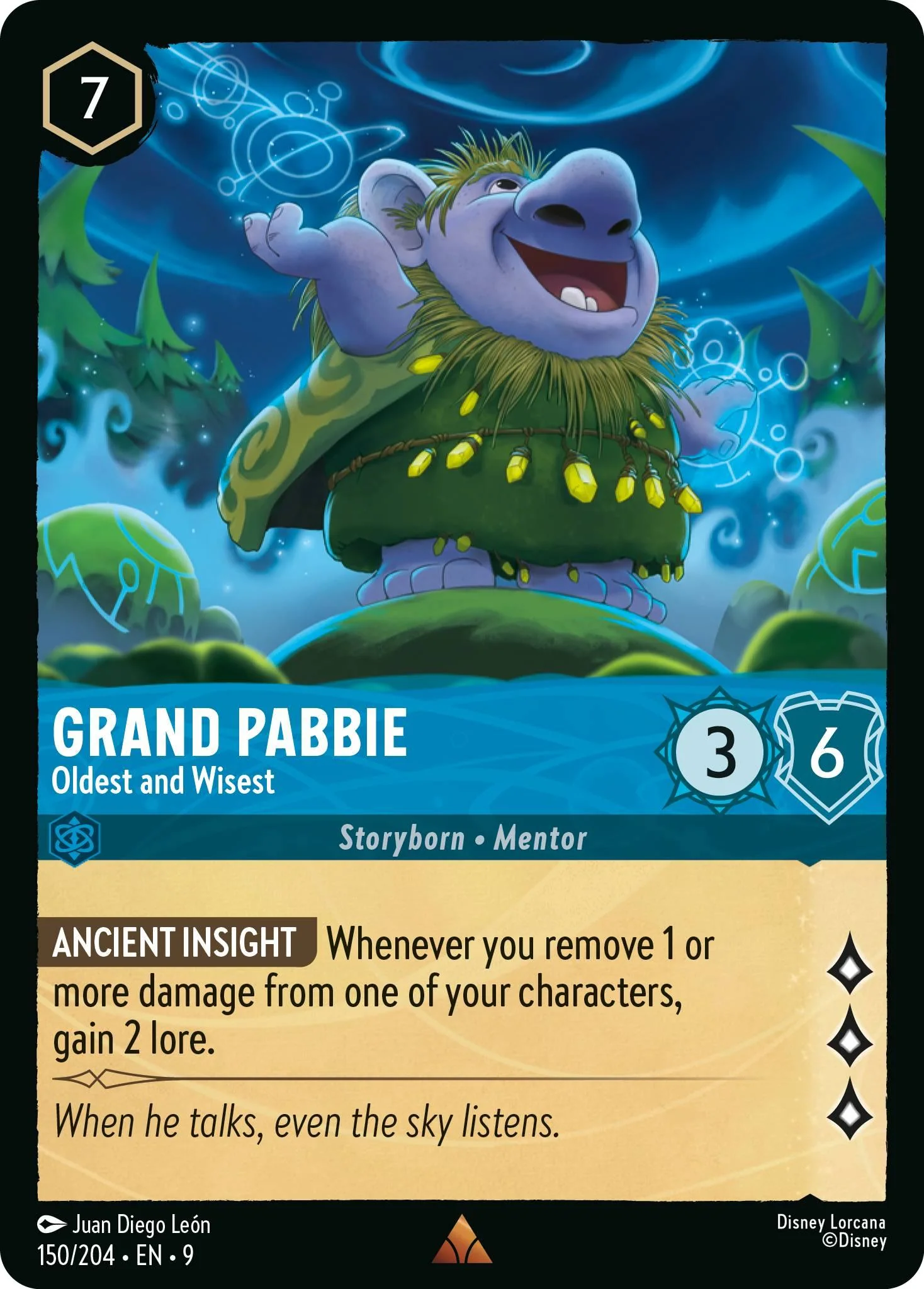 Grand Pabbie - Oldest and Wisest - 150/204 [Fabled] [Non-Foil]