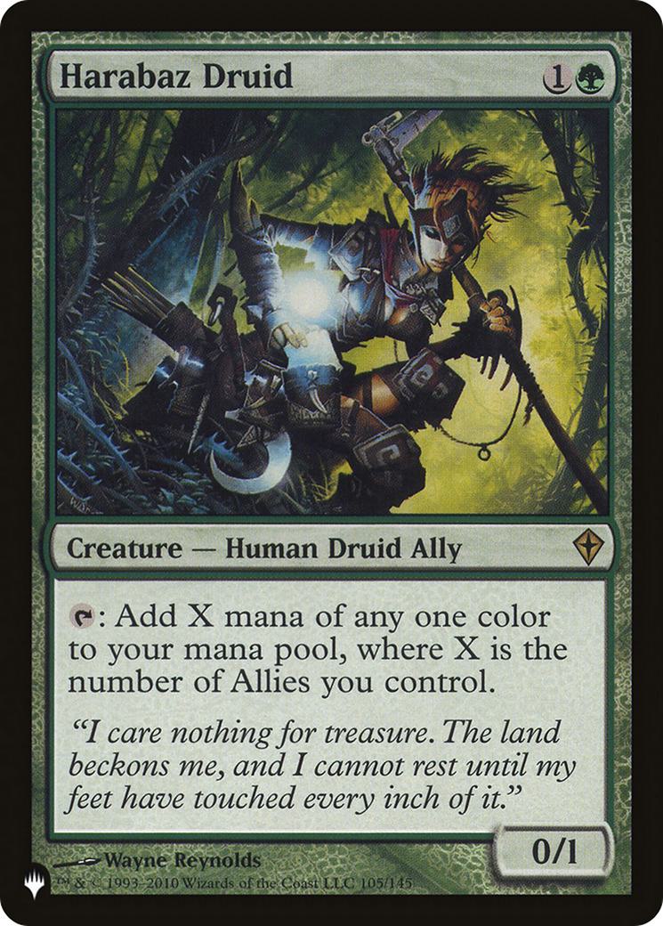 Harabaz Druid [WWK-105] [The List] [Non-Foil]