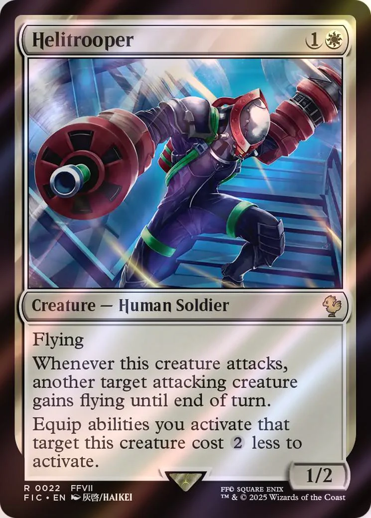 Helitrooper [22] [FINAL FANTASY: Commander] [Surge Foil]