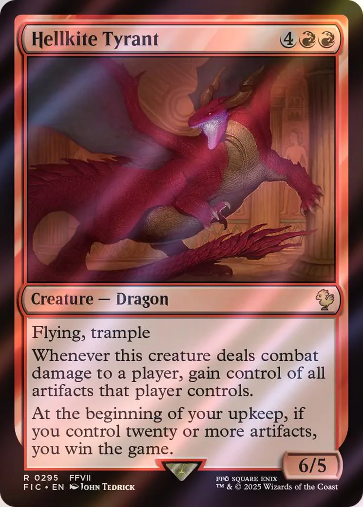 Hellkite Tyrant [295] [FINAL FANTASY: Commander] [Surge Foil]