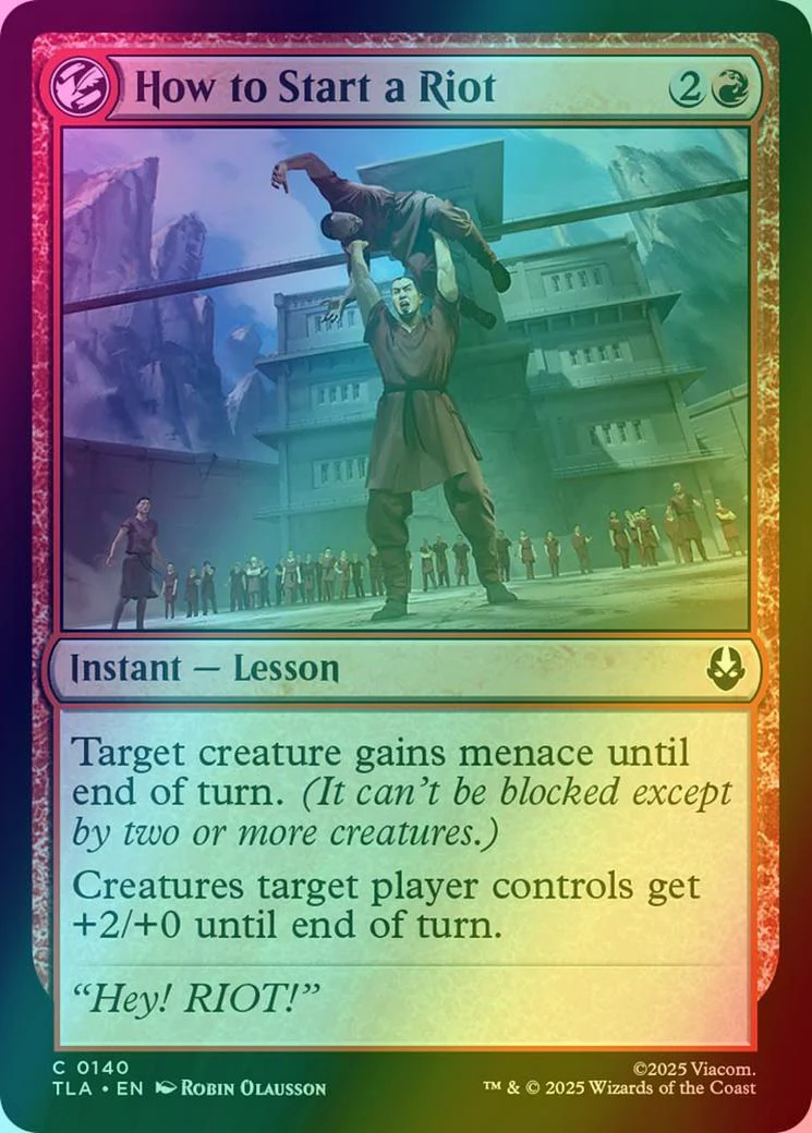 How to Start a Riot [140] [Avatar: The Last Airbender] [Foil]