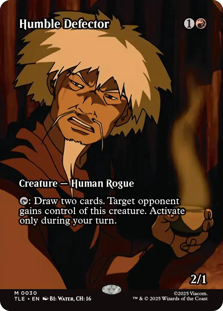 Humble Defector [30] [Borderless] [Source Material] [Avatar: The Last Airbender Eternal] [Non-Foil]