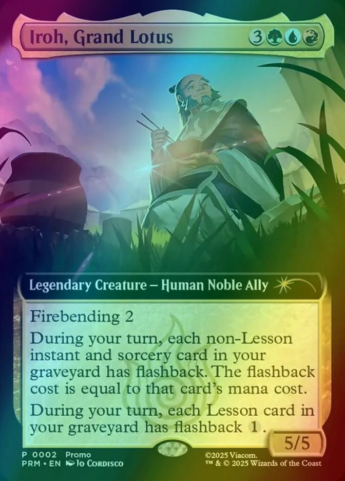 Iroh, Grand Lotus [2025-24] [Extended Art] [PRM-0002] [Media and Collaboration promos] [Foil]