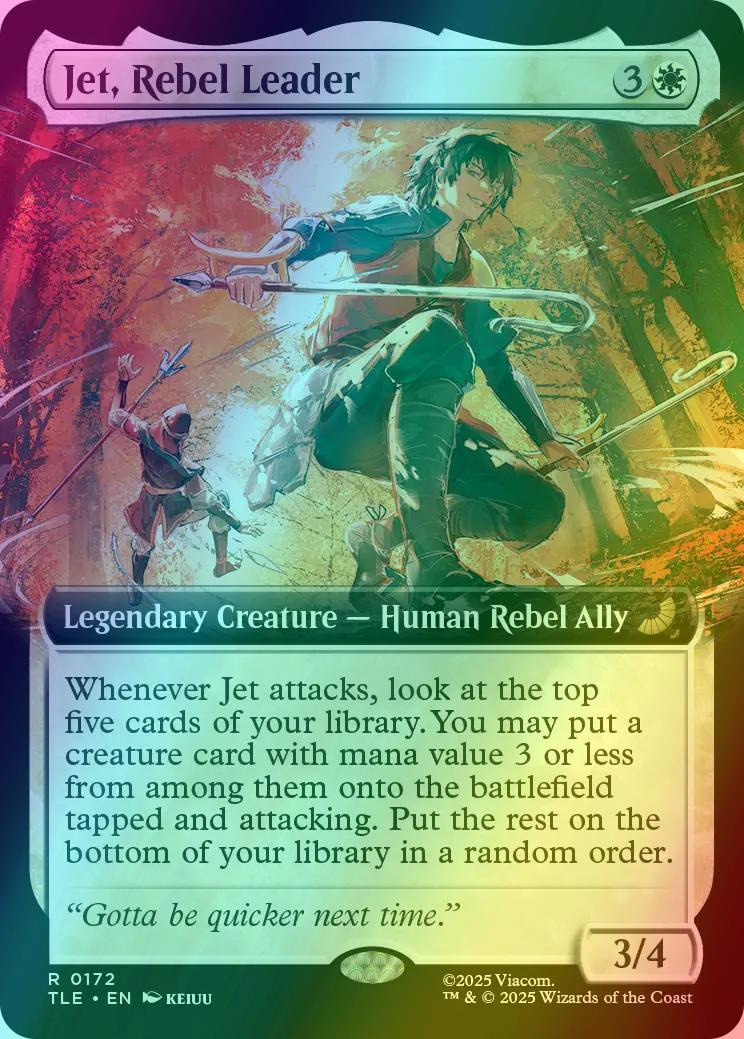 Jet, Rebel Leader [172] [Extended Art] [Avatar: The Last Airbender Eternal] [Foil]