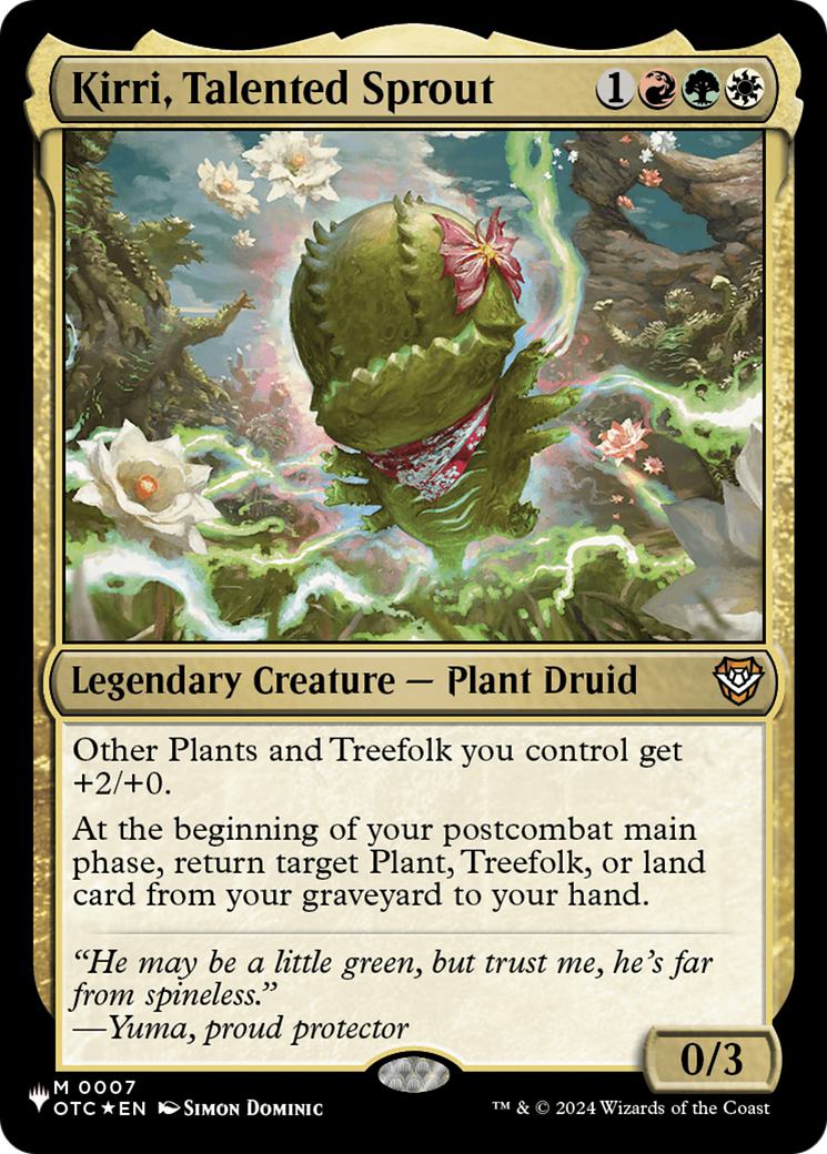 Kirri, Talented Sprout [OTC-7] [The List] [Non-Foil]