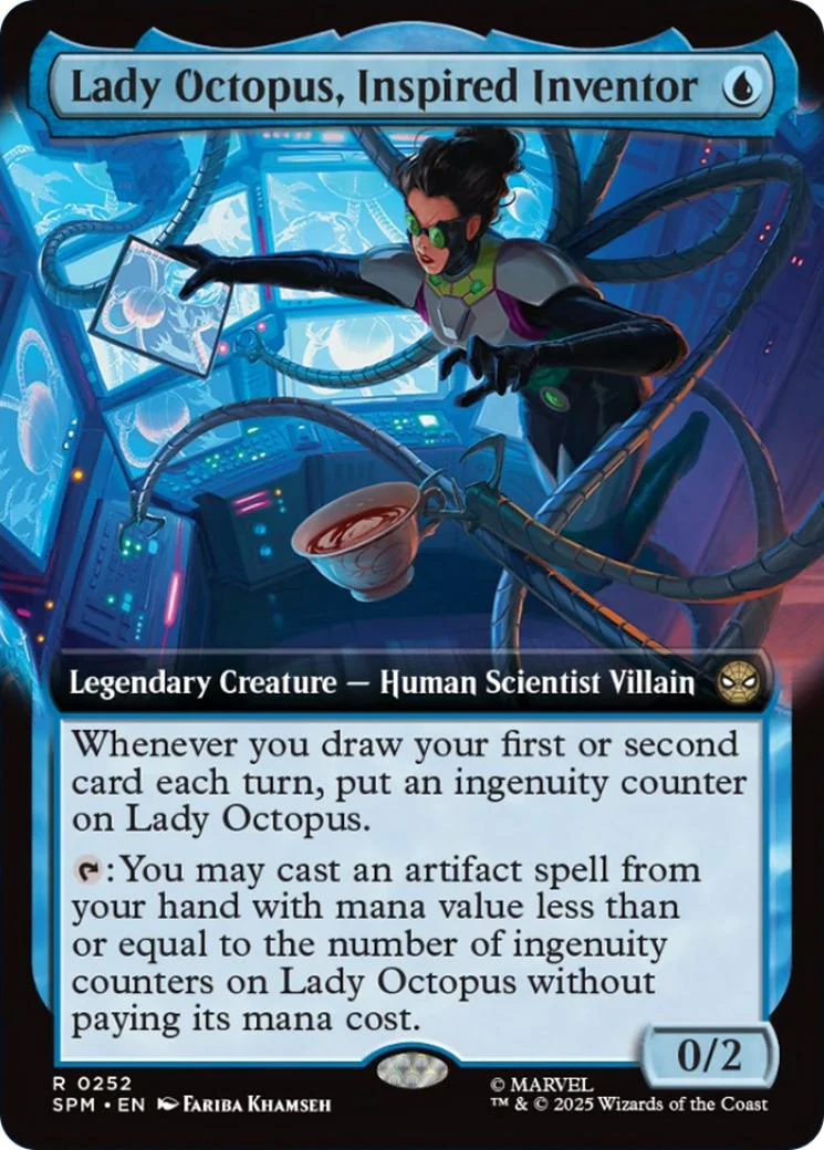 Lady Octopus, Inspired Inventor [252] [Extended Art] [Marvel's Spider-Man] [Non-Foil]